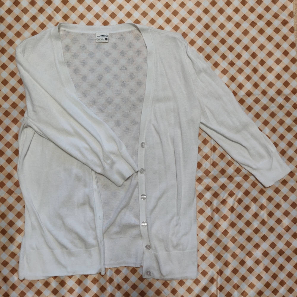 Full Tilt White Cardigan